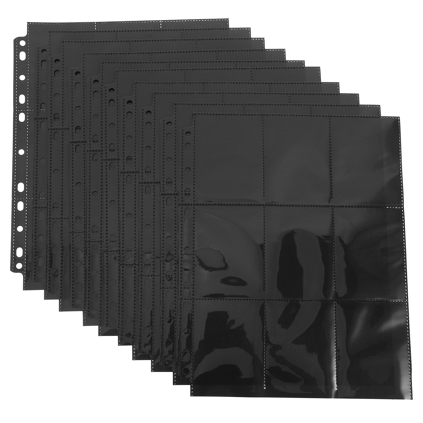 Trading Card Binder - 10매 투명 PVC 양면 카드 바인더