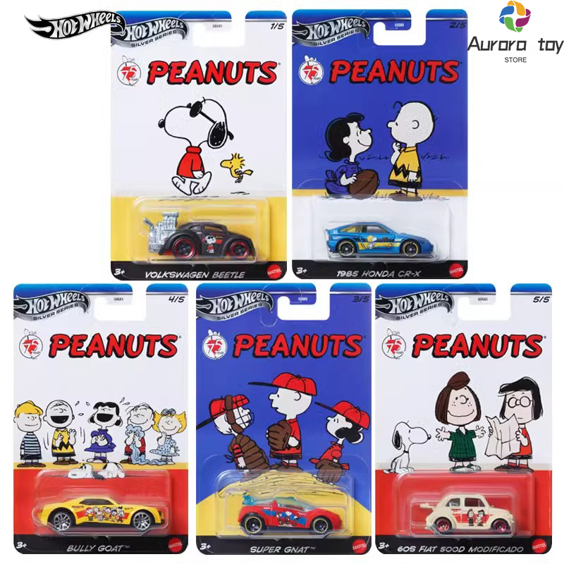 Mattel Toy Hot Wheels - 1/64 핫 휠 자동차 모델 스누피